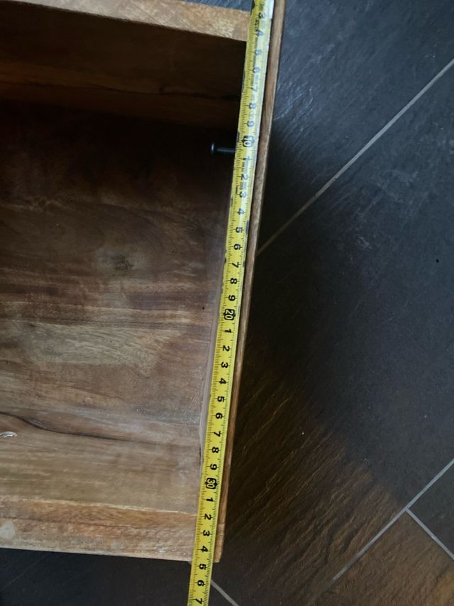 Cajon madera roble maciza