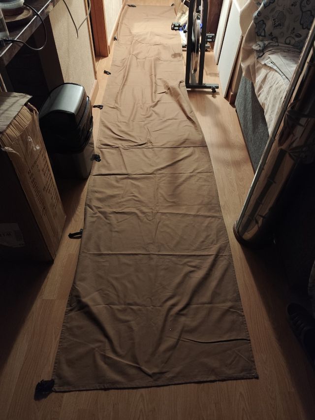 Faldón para mesas metálicas, para campañ