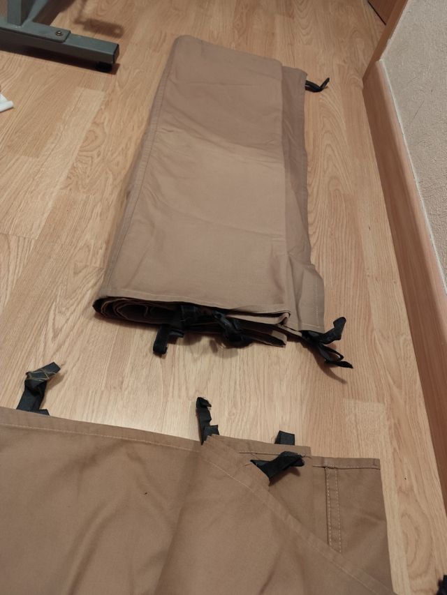 Faldón para mesas metálicas, para campañ