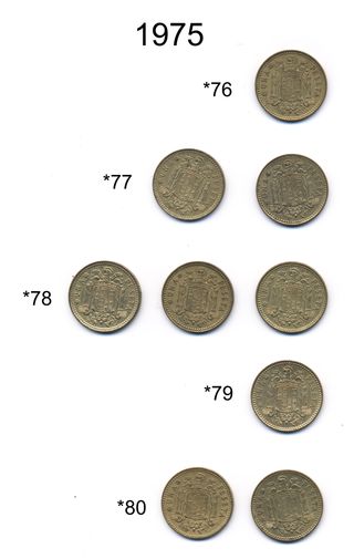 Lote 9 MONEDAS por 0,5€