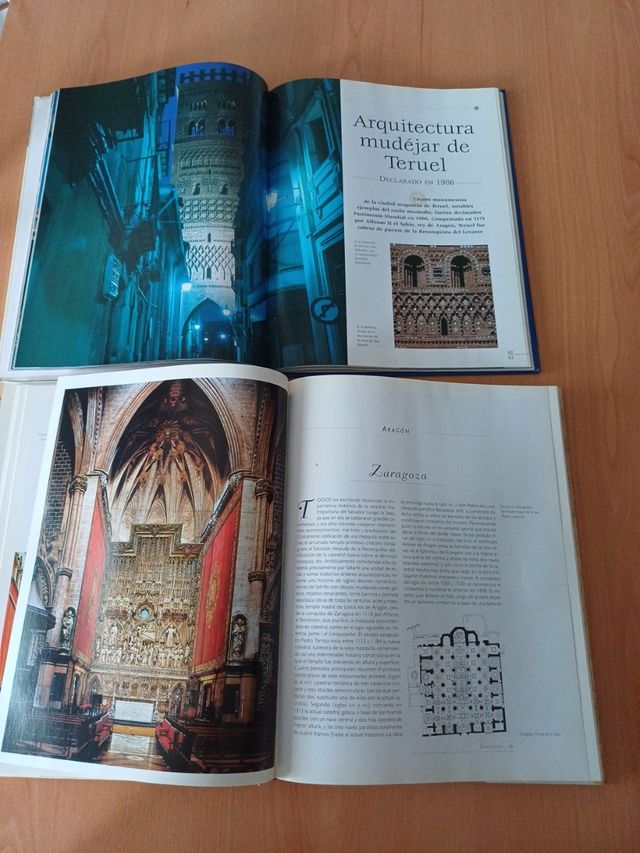 Lote libros Catedrales y Monumentos España