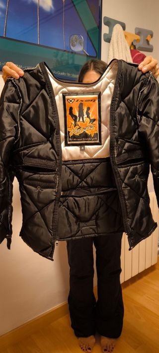 Chaqueta moto chica
