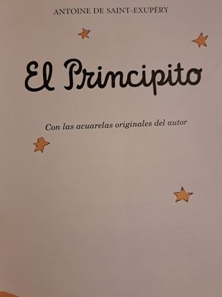 El principito Antoine de Saint-Exupéry