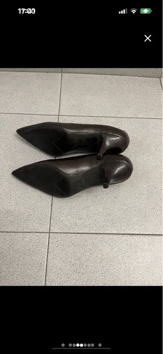 2 Pares de Stiléttoos Zara piel 