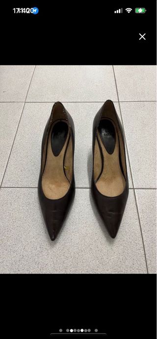 2 Pares de Stiléttoos Zara piel 