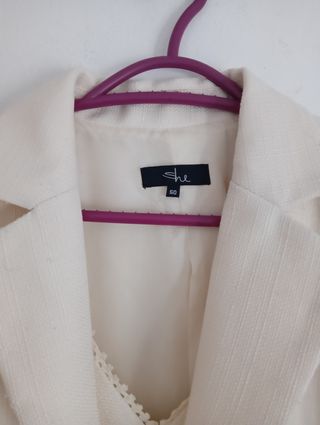 Conjunto vestido y chaqueta