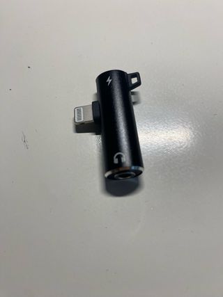 Adaptador iphone auriculares y carga