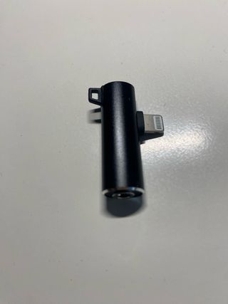 Adaptador iphone auriculares y carga