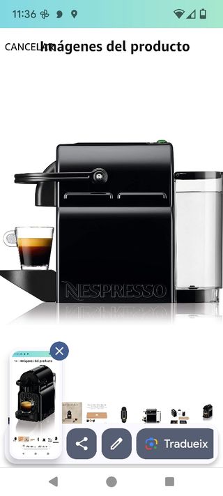 Nespresso De'Longhi Inissia EN80.B