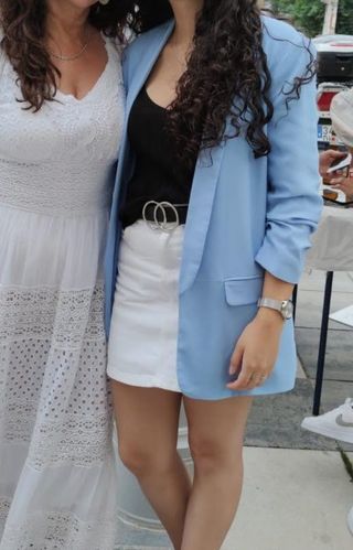 Americana azul Stradivarius