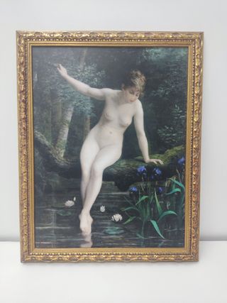 Cuadro "La bañista".