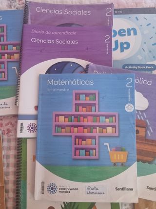 Libros de texto de 2 de primaria
