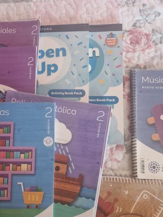 Libros de texto de 2 de primaria