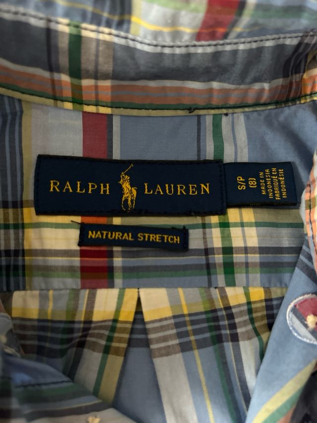 Camisa niño talla 8 Ralph Lauren