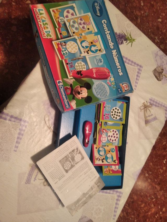 Contando números Mickey Mouse