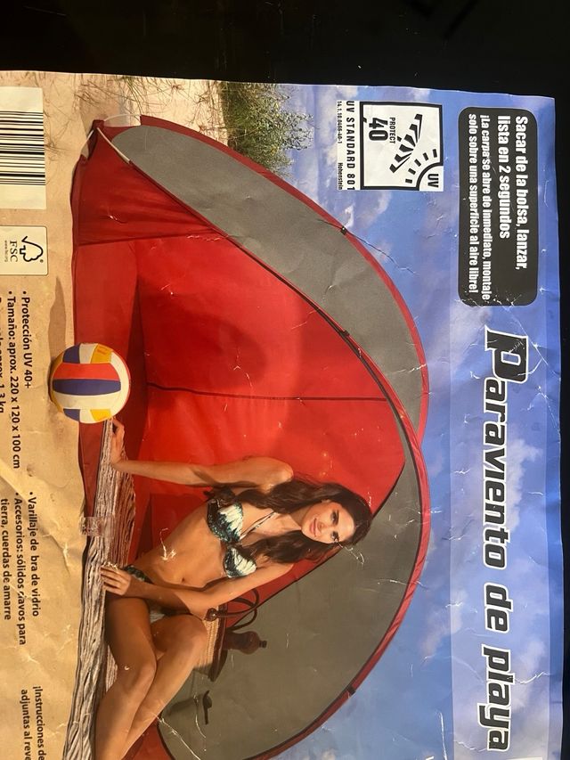 Paraviento autodesplegable