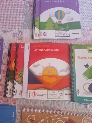 Libros de texto 1 de primaria