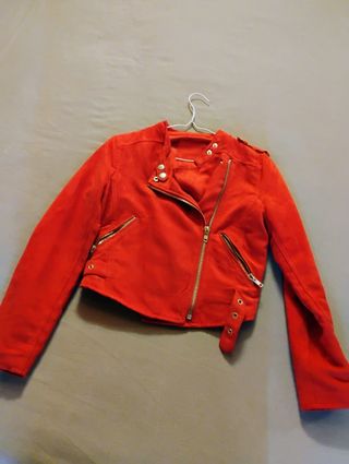 Cazadora de ante estilo vintage