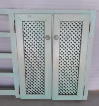 Frontal armario empotrado verde agua