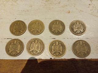 1 pesetas de 1944