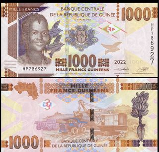 Billete de guinea sin circular