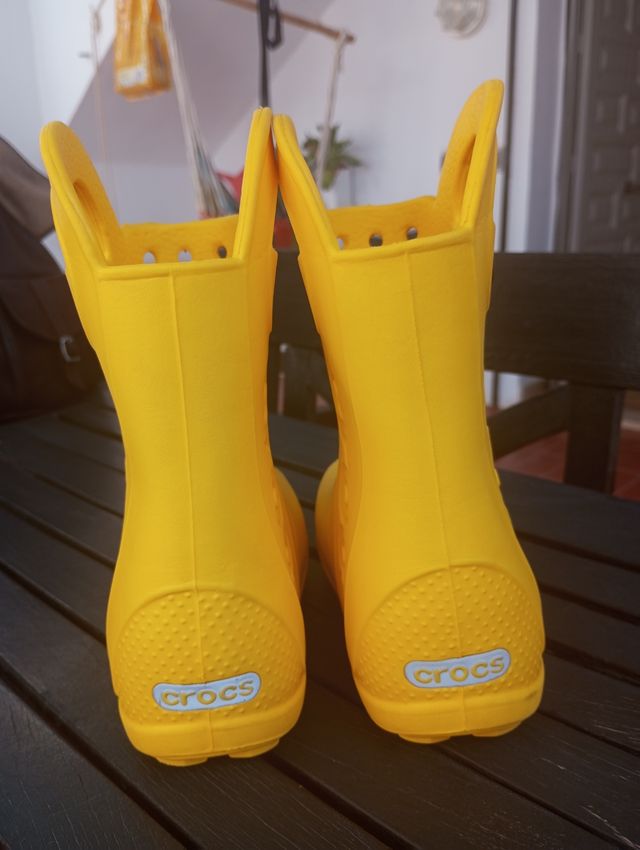 Botas de agua amarillo Crocs niñ@s
