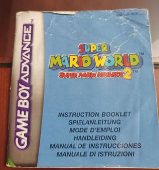 Libreto super Mario world gba