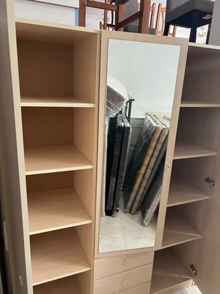 Armario 3 puertas con espejo