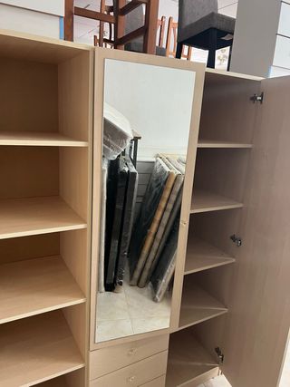 Armario 3 puertas con espejo