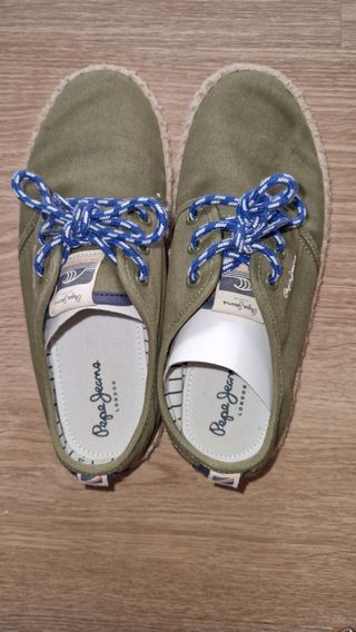 Zapatillas suela de esparto niño T38
