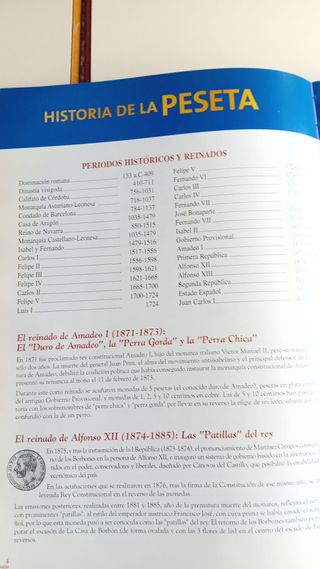 HISTORIA DE LA PESETA 1869-2001