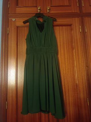 Vestido Zara verde