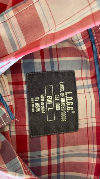 Camisa corta hombre