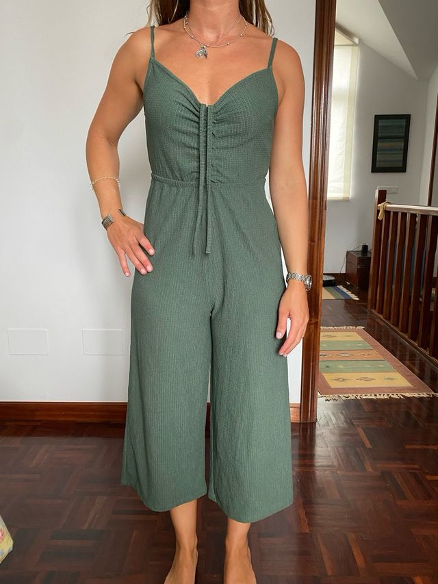 Mono verde pull and bear