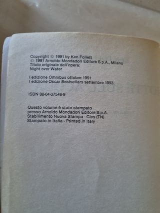 Ken Follett - Notte sull'acqua
