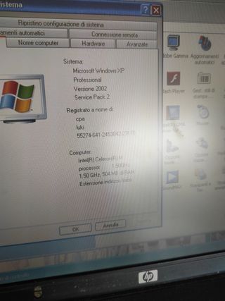 Portatile HP Intel celeron M