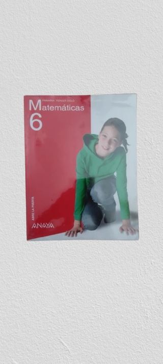 Libro Matemáticas 6PRIMARIA