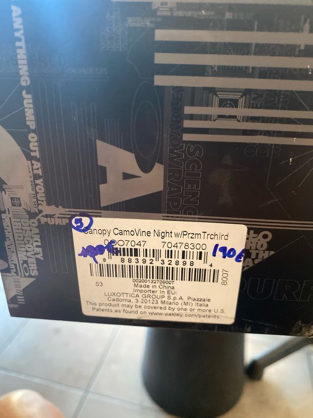 Gafas sky Oakley sin usar