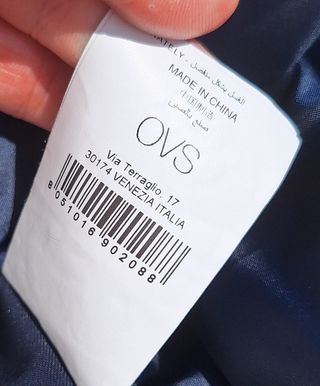 Giacca blu con spacco dietro di OVS 