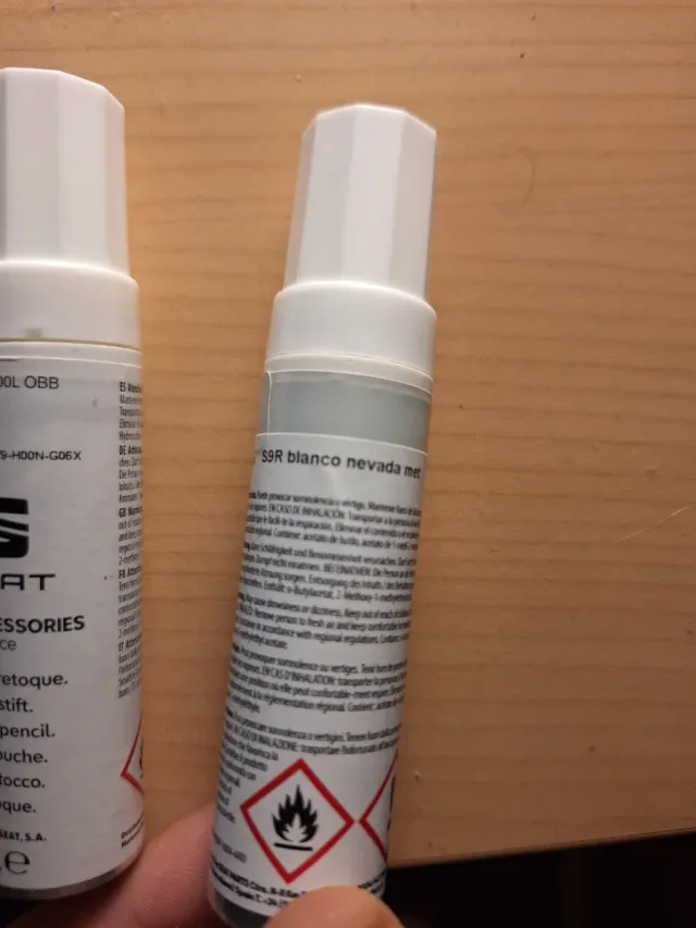 Pintura coche blanco nevada