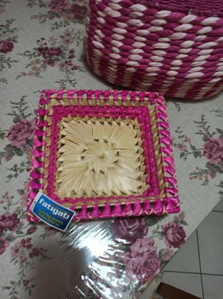 Cestino e Borsa di paglia