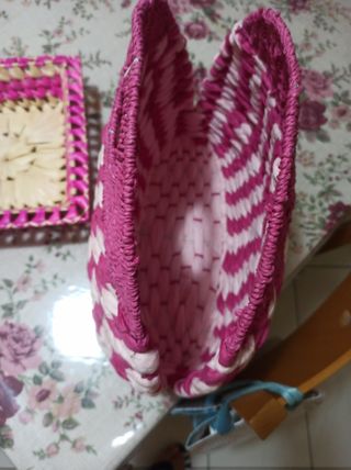 Cestino e Borsa di paglia