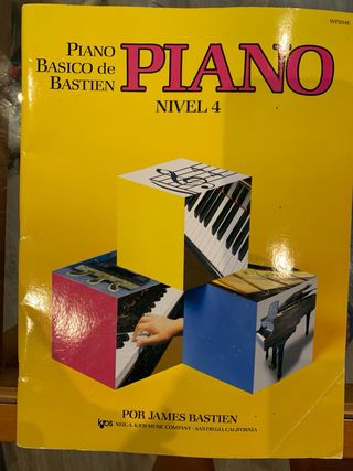 piano básico de Bastien nivel 4
