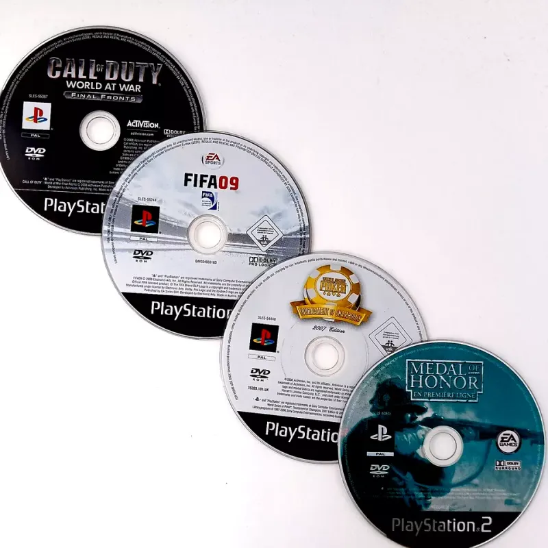 Imagen de CÓDIGO DE JUEGOS DE PS2 LOTTO 4+FIFA09+POKER+MEDAL OF HONOR