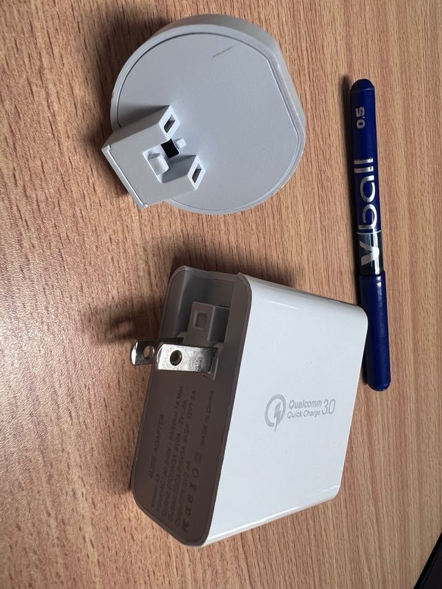 Cargador rapido USB C-PD 18W, QC 3.0, USB 10w