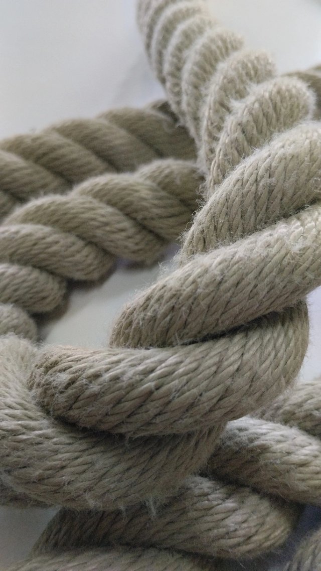 Cuerda trepa imitación cañamo 34mm x 3mt