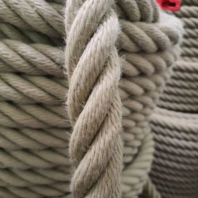 Cuerda trepa imitación cañamo 34mm x 3mt