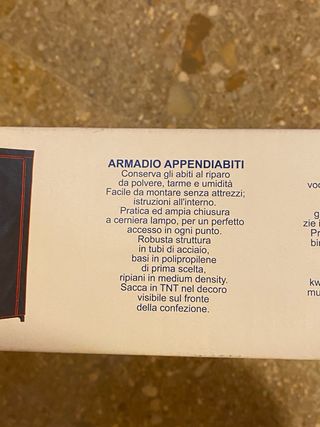 Armadio appendiabiti
