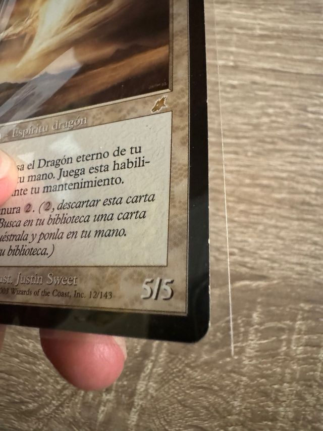 Carta Magic Dragón Eterno MTG AZOTE