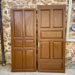 Pareja de puertas antiguas de interior